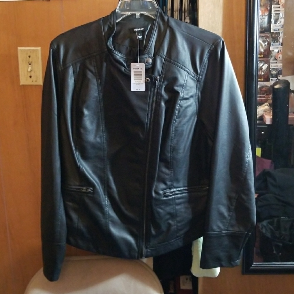 Torrid faux leather jacket